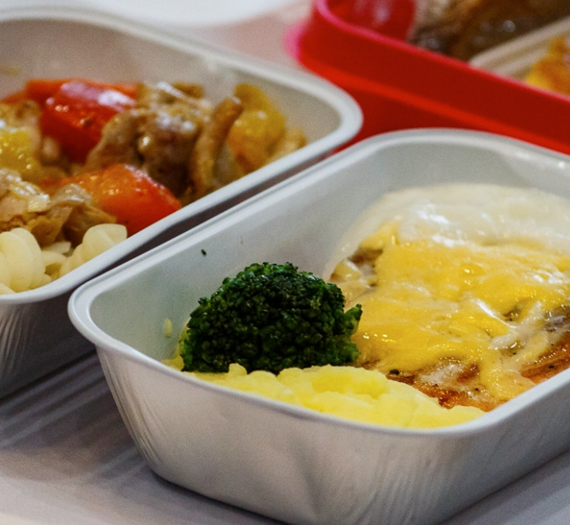 Luftfahrt -Aluminiumfolienbehälter