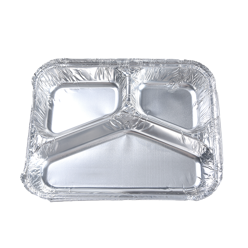 Längliches 3-Kompartiment-Tablett 227-3