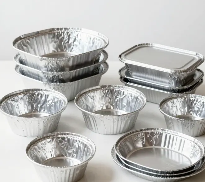 Können Sie Lebensmittel in Aluminiumfolienbehältern einfrieren?